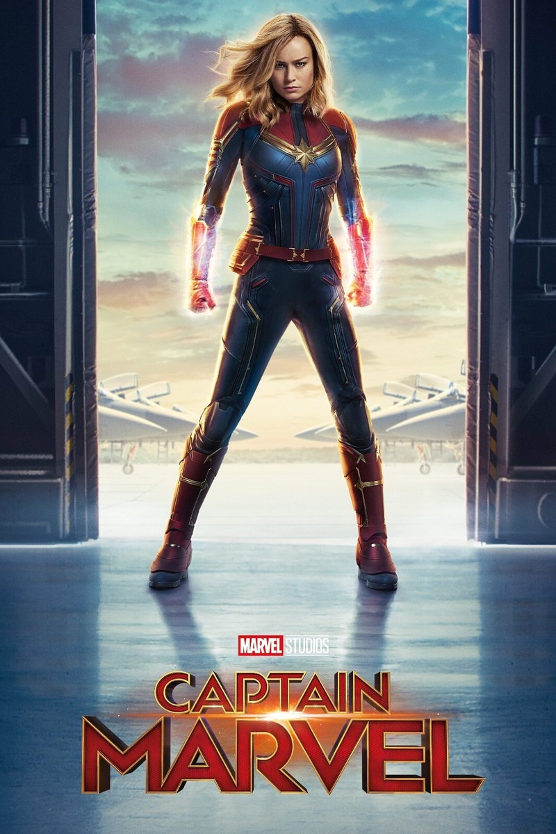 2019 Captian Marvel Movie Poster 11X17 Captain Marvel Brie Larson