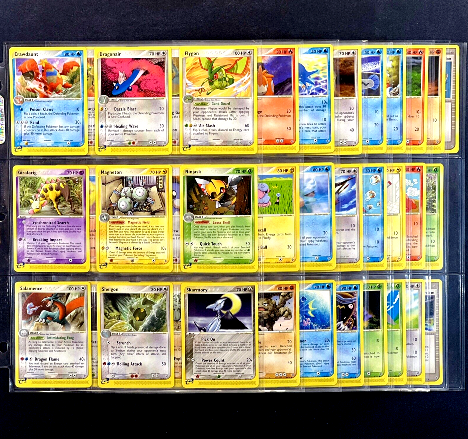 2003 Pokemon EX Dragon Complete e-Reader Non-Holo Card Set Mint Condition-image
