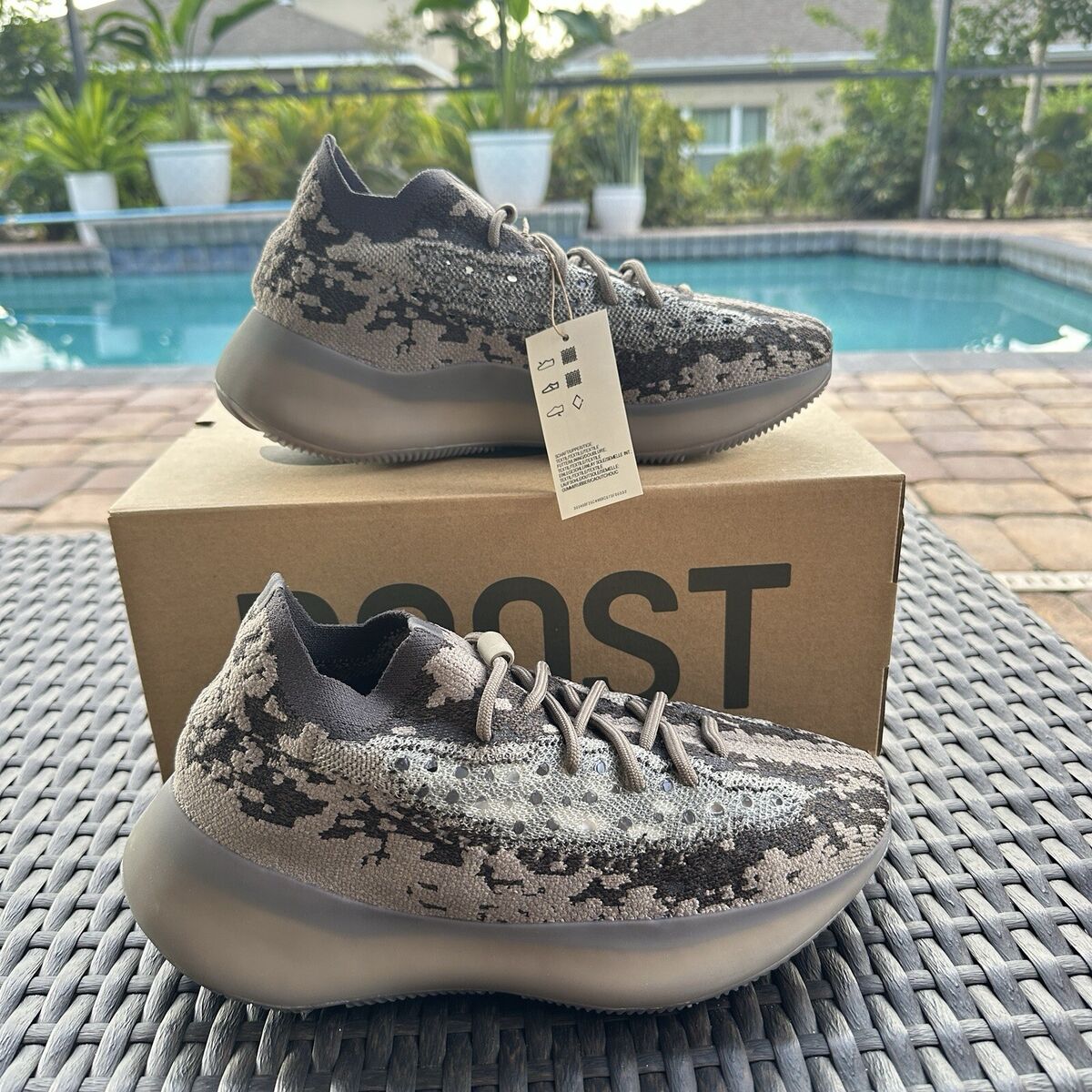 Adidas Yeezy Boost 380 Stone Salt Men's Athletic Shoes Adidas Yeezy Boost 380 Stone Salt Men's Athletic Shoes