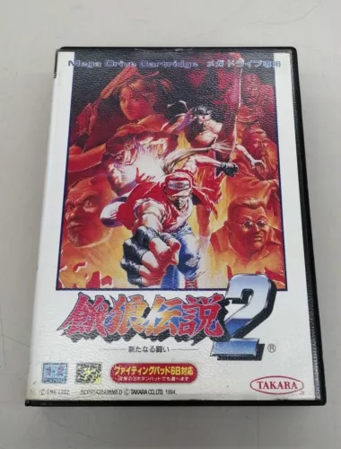 SEGA MD MEGA DRIVE TAKARA FATAL FURY 2  JPN IMPORT GOOD CONDITION