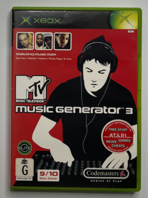 Music Generator 3 (2004) Xbox Game - Original X-Box DJ Sim RPG Rhythm Creator