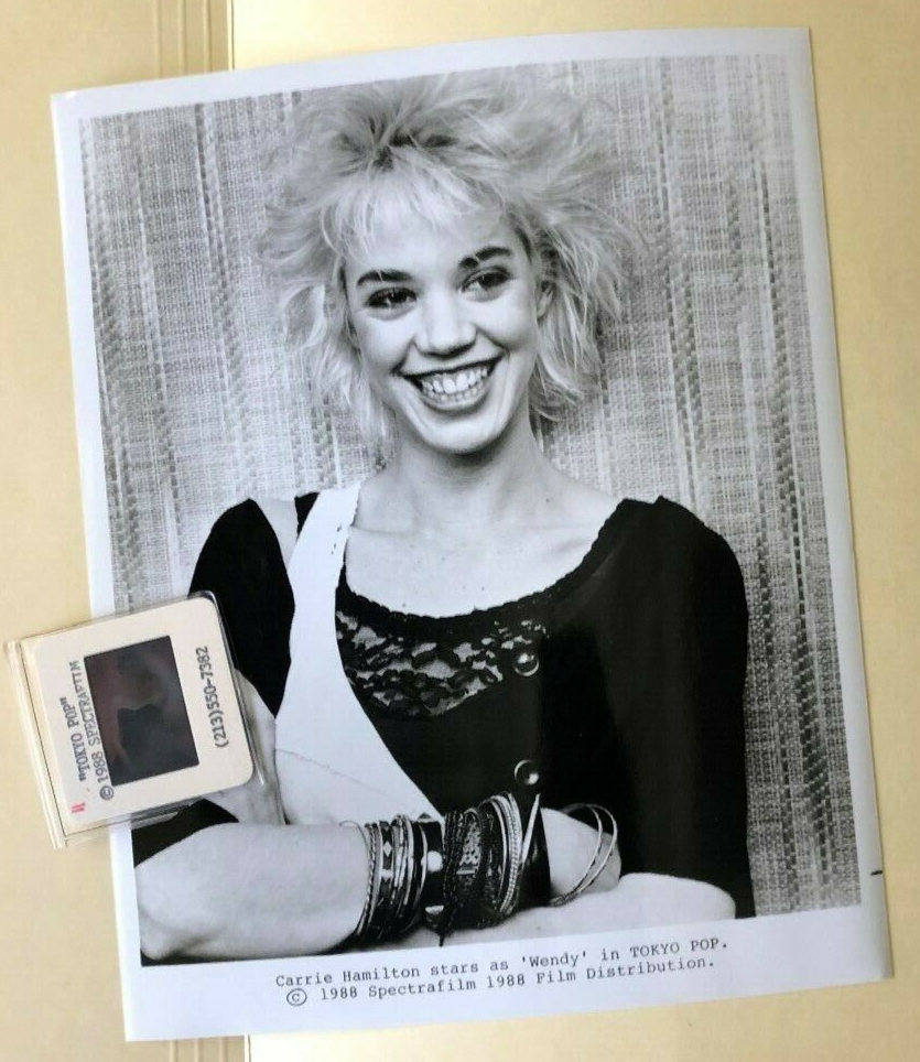 Carrie Hamilton Tokyo Pop 1988 Original Press Photo & Slide Photos