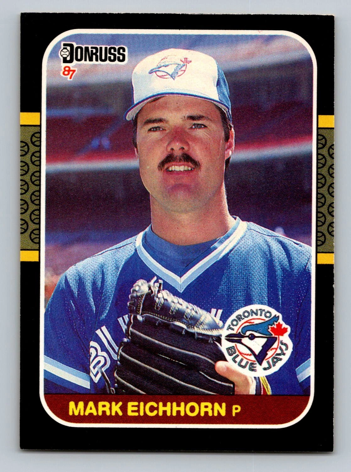 1987 Donruss #321 Mark Eichhorn RC Rookie Toronto Blue Jays