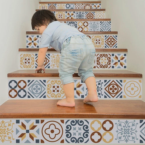 24-96Pcs Moroccan Tile Stickers Kitchen Bathroom Self-adhesive Wall DIY Decor - Picture 11 of 16