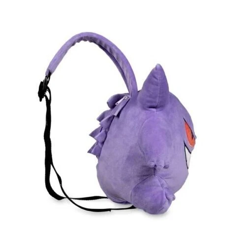 Kawaii Cartoon Pokémon Gengar Backpack Plush Bag Cosplay Anime School Bag Purple - Picture 5 of 13