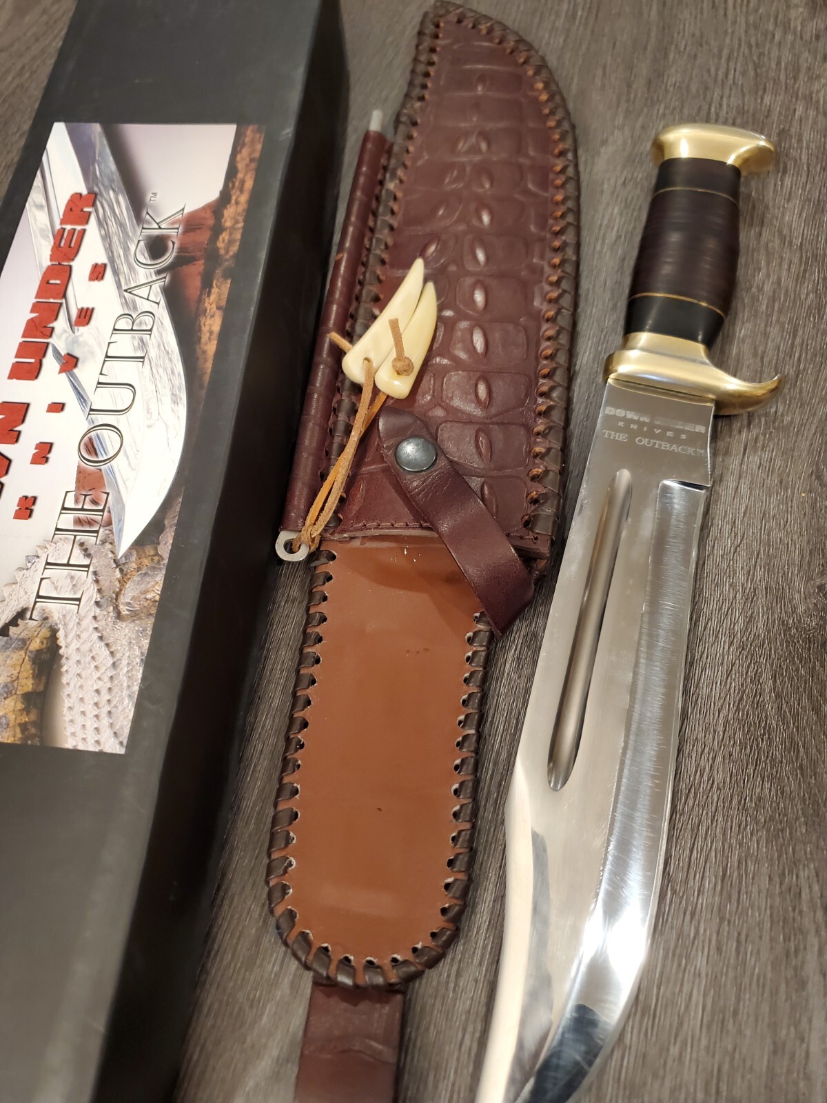 Down Under Knives The Outback LINDER 446128 CROCODILE DUNDEE eBay