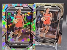 Shatori Walker-Kimbrough - 2023 WNBA Prizm - Cracked Ice And Base #90 - Mystics