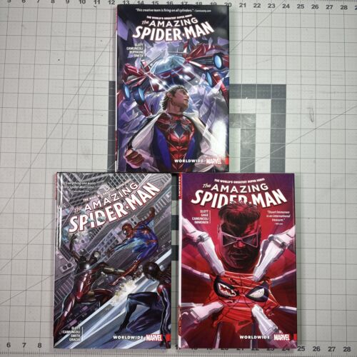 Amazing Spider-Man: Worldwide Vol. 1 2 3 Hardcover HC Marvel Comics New - Picture 1 of 6