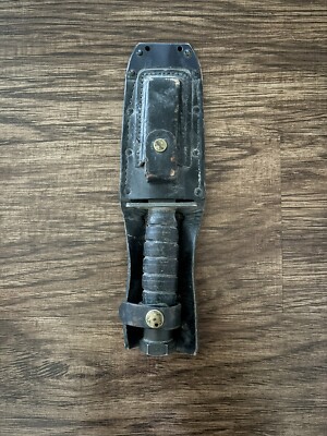 激レア 60s~ 米軍 実物 包丁 ナイフ ケース セット Ontario US VINTAGE MILITARY ONTARIO PILOT SURVIVAL HUNTING KNIFE SHEATH 6