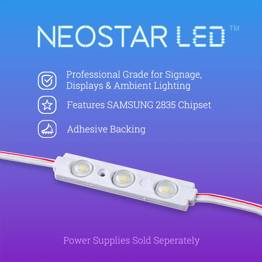Cool White NeoStar Professional LEDs for Signage, Displays, Ambient Lighting 12V - Image 2 of 4
