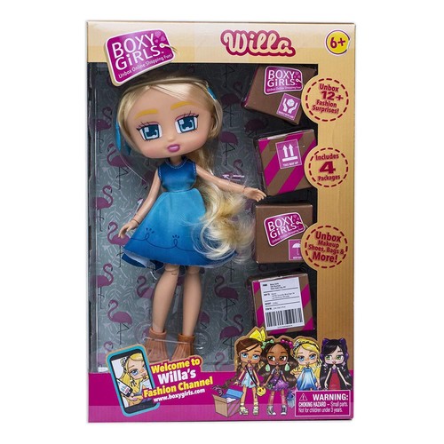Boxy Girls - WILLA - 4 Packages - Unbox 12+ Fashion Surprises - NEW Damaged Box - Picture 2 of 4