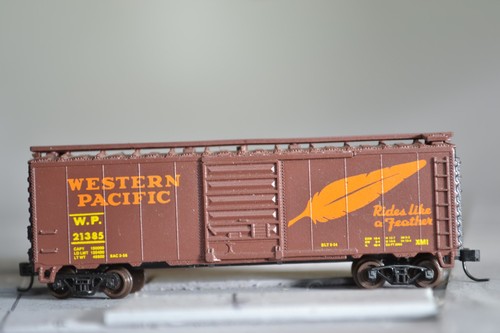 33209 Escala N ATLAS 40' BOX CAR WP WESTERN PACIFIC | Zustand: Used