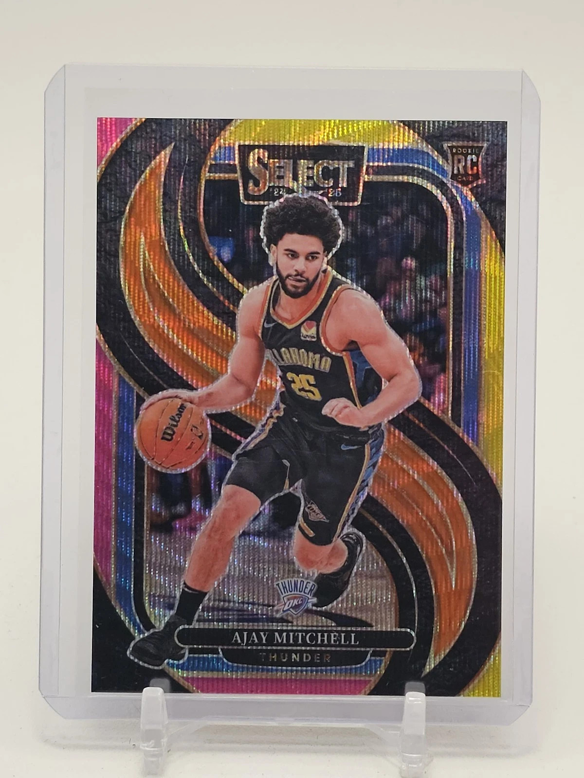 AJAY MITCHELL 2024-25 SELECT PREMIER LEVEL MULTI WAVE ROOKIE #02/20 #194 Thunder