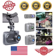 Durable Rotatable Dash Cam Mount with Easy Installation Kit | Secure Your Camera