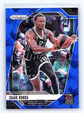 Isaac Bonga 2024-25 Panini Prizm EuroLeague #96 Blue Ice Prizms #/125