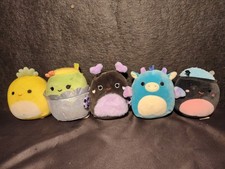 LOT OF 5 Squishmallows 5"-6" Plushies - No Hard Tags - Some Marks SEE IMAGES PLS