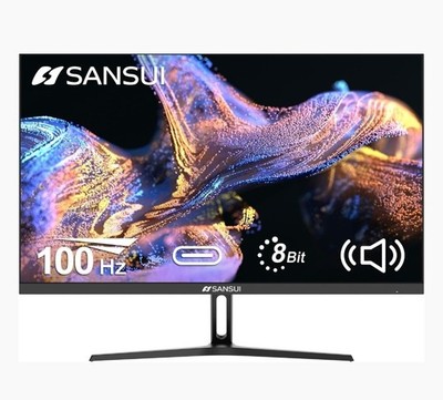 SANSUI 24-Inch 100Hz FHD LED Monitor USB-C HDR FreeSync ES-24F2C ~ New Open Box