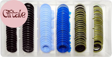 120PCS 6 Sizes Oil Drain Plug Gaskets Assortment Kits, Fit M12 M14 for FORD, Rep