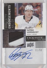 2018-19 Upper Deck The Cup 2019-20 Update 1/50 Patric Hornqvist #ER-PH Auto a2v