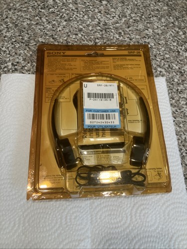 New Sealed Sony SRF-26 Walkman FM Stereo Receiver with Headphones rare, Reebok - Picture 12 of 12