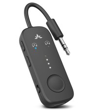 Avantree Relay - Premium Airplane Bluetooth Adapter with Small, 1-Black