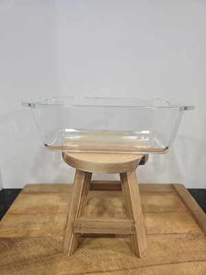 Vintage PYREX 215-B Clear Glass Loaf Bread Pan Baking Dish USA 10''