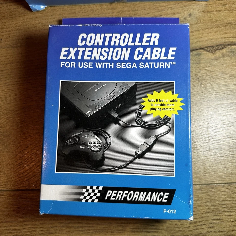 NEW in box Performance SuperPad 8 P-400 Auto Sega Saturn + Extension Cable - Image 3 of 3