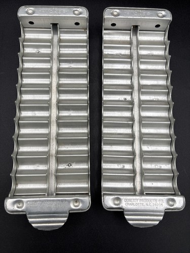 2 Stokes System Vintage Metal Roll Coin Holder Trays $50 Dimes