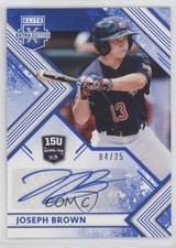 2018 Panini Elite Extra Edition Blue 4/25 Joseph Brown #15U-JB Auto 0b2