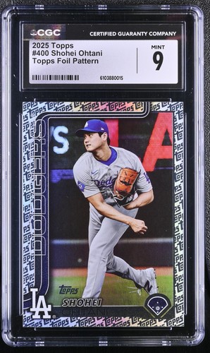 2025 Topps Series 2 Topps Foil Pattern #400 Shohei Ohtani Los Angeles Dodgers