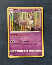 Pokémon TCG Wyrdeer SWSH206 Black Star Promo Holo Rare Astral Radiance Stamped