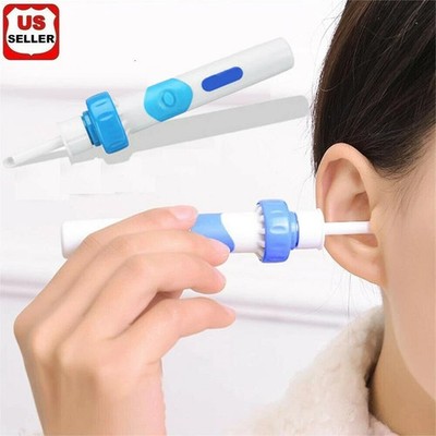 Safety Electric Cordless Vacuum Ear Cleaner Wax Remover Painless Cleaning Tool