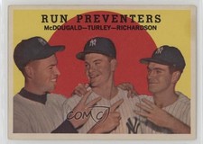 1959 Topps Gil McDougald Bob Turley Bobby Richardson #237 0z0n