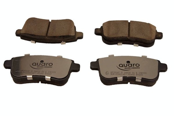 Bremsbelagsatz Scheibenbremse Quaro Silver Ceramic QP3316C FüR Megane DZ0 3 BZ0-image