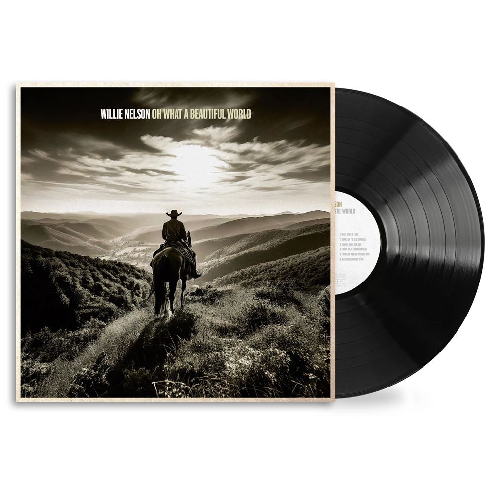 Willie Nelson - Oh What a Beautiful World Vinyl 12"" Album - Image 3