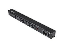 10 Outlet Rack Mount Power Strip/PDU 16A
