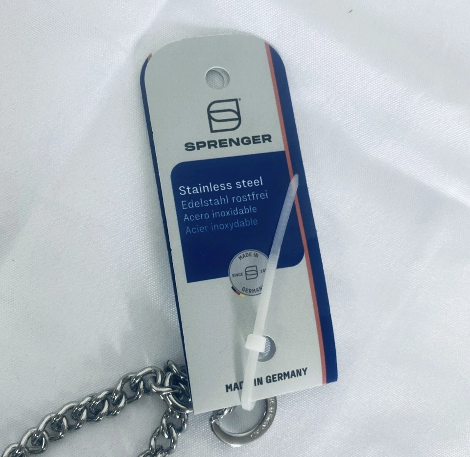 Herm Sprenger Chrome Plated Steel Training Prong Collar with Quick Release 18” - Image 3 of 4