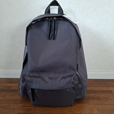 PEARLY GATES Rucksack Backpack grau Nylon Fronttasche mit Reißverschluss...