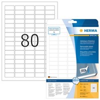 Herma Universal Etiketten Special 35,6 X 16,9 Mm Weiß 2.000 Etiketten