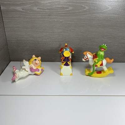 Vintage 1982 Henson Assoc Gonzo Kermit Miss Piggy The Muppets Christmas Ornament
