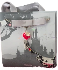 Disney Parks Kingdoms & Castles Necklace Alice in Wonderland Ace of Clubs Rose