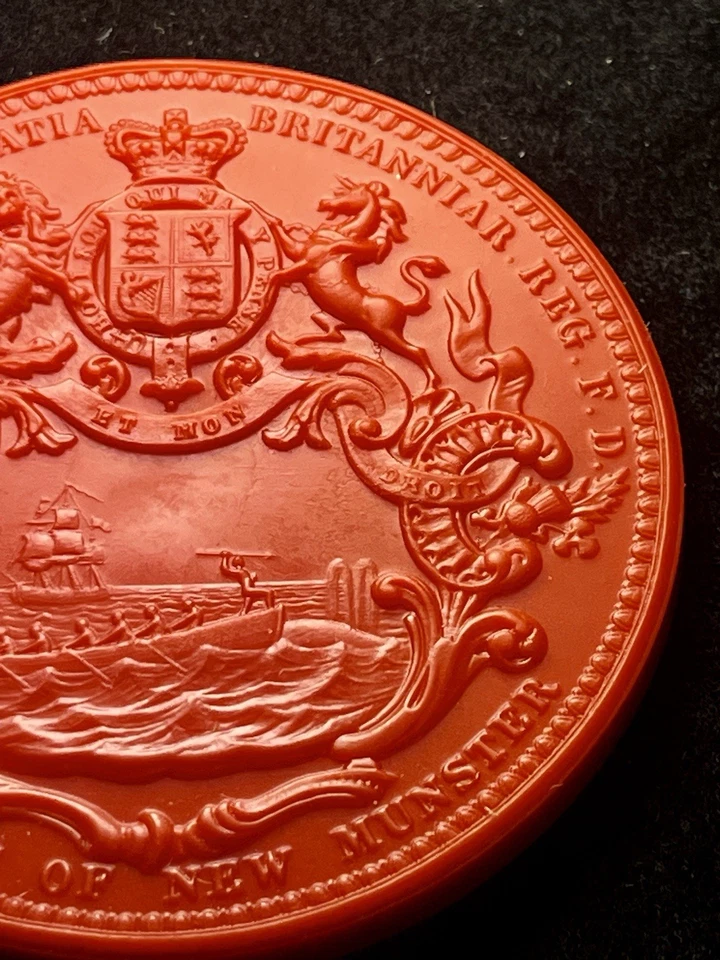 1846 VICTORIA DEI GRATIA BRITANNIAR.REG. F.D PROVINCIA DE NUEVO MUNSTER Nueva Zelanda Foto 3 de 4