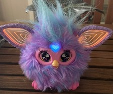 Furby Blue Purple Talking Plush Interactive Electronic Toy 2023 Hasbro Works