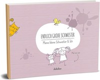 "Geschenk Zur Geburt FüR GroßE Schwester: \"Das Kleine Schwester + GroßE Sc"