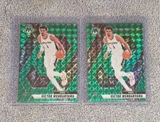 2024-25 Panini Mosaic Basketball #31 Victor Wembanyama Green Mosaic Prizm (BK)