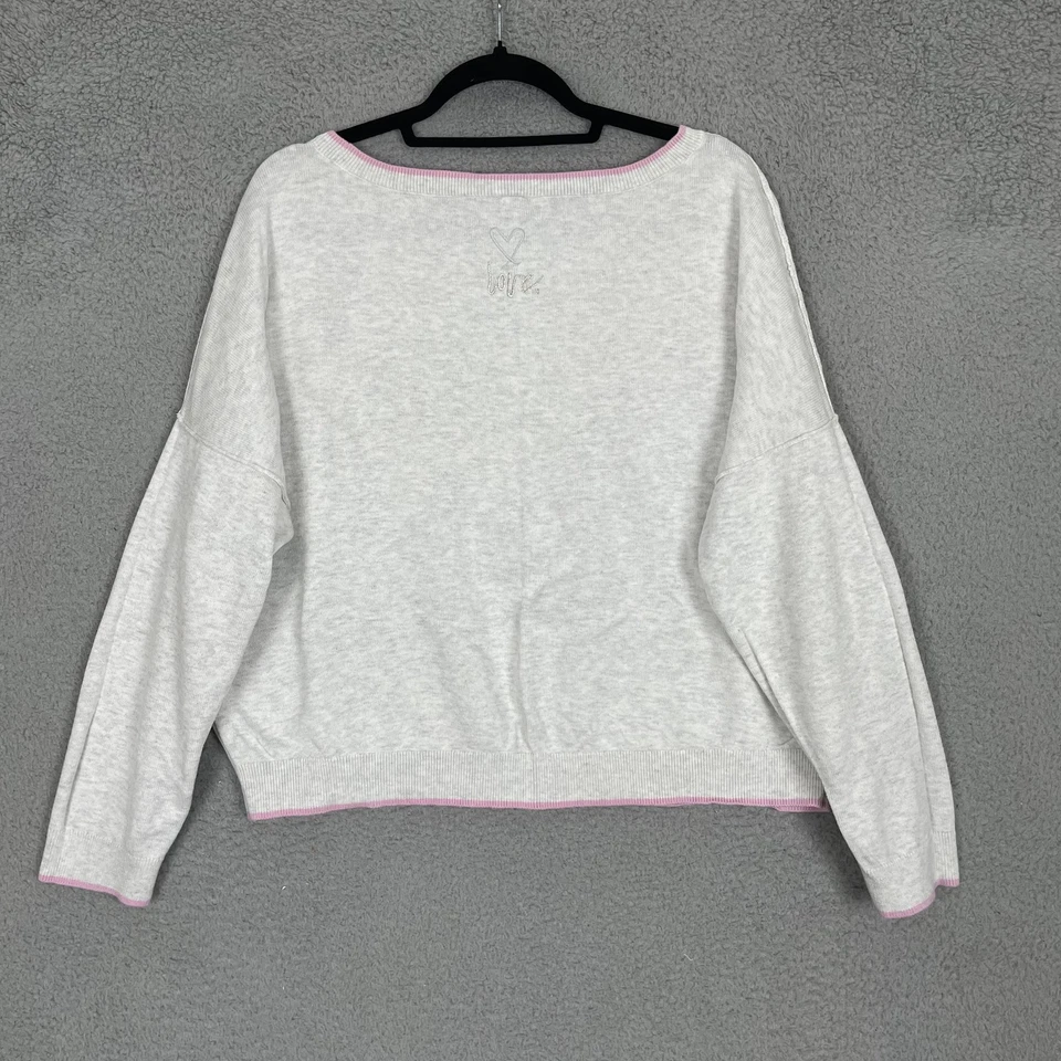 Suéter Victoria's Secret Mujer Grande Love Pullover Ligero Salón Informal Foto 3 de 4