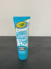 Crayola Bathtub Finger Paint Soap Neon Bright Blue 3 Fl Oz.