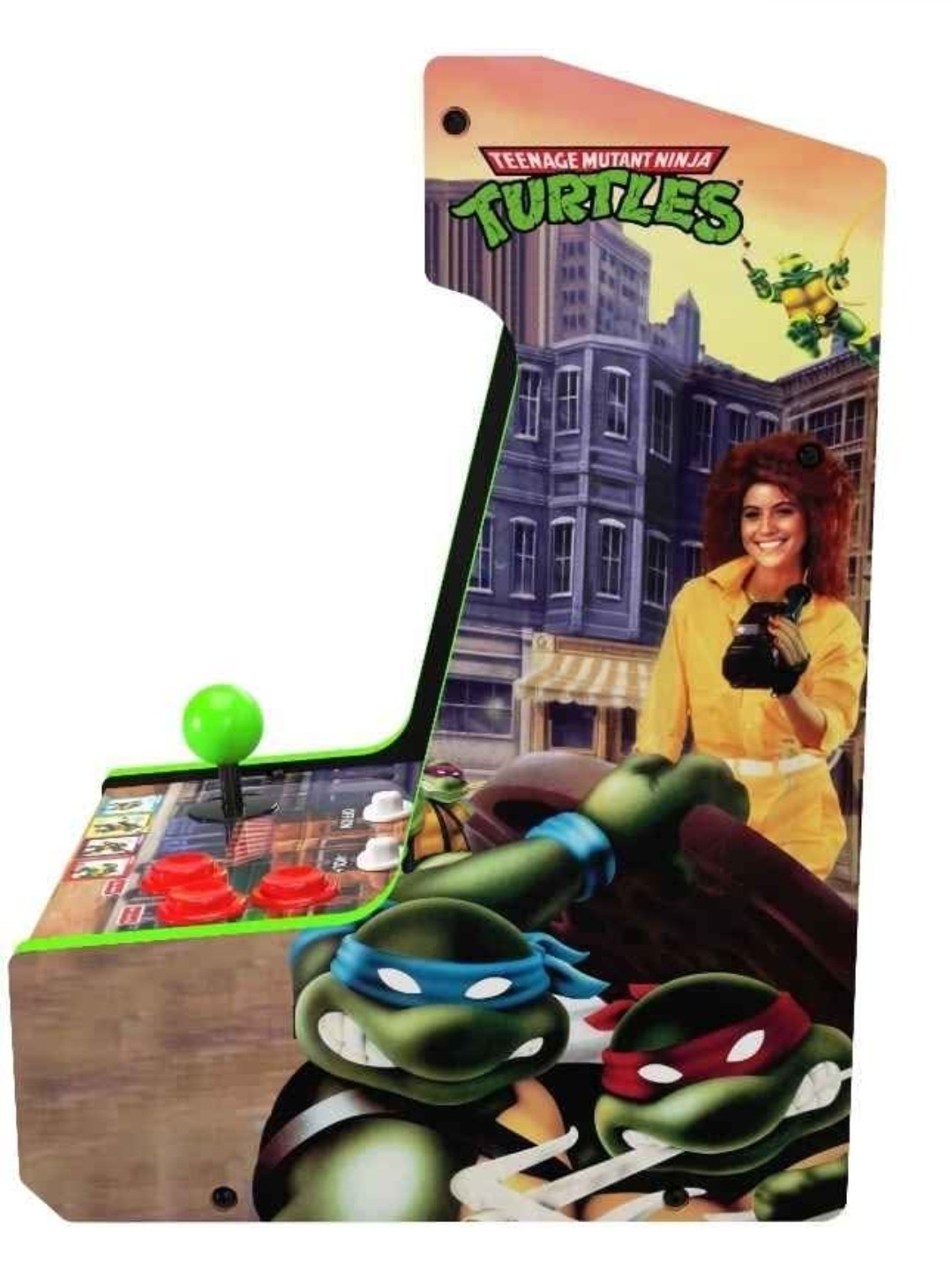Arcade1Up Teenage Mutant Ninja Turtles Countercade, 15.75"H x 12"W x 9.5"L, New