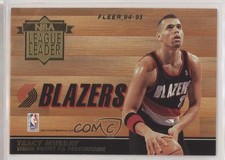 1994-95 Fleer European NBA League Leaders Tracy Murray Dikembe Mutombo HOF 0q3