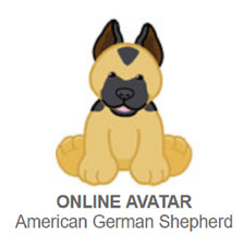Webkinz Classic American German Shepherd Code Only messaged